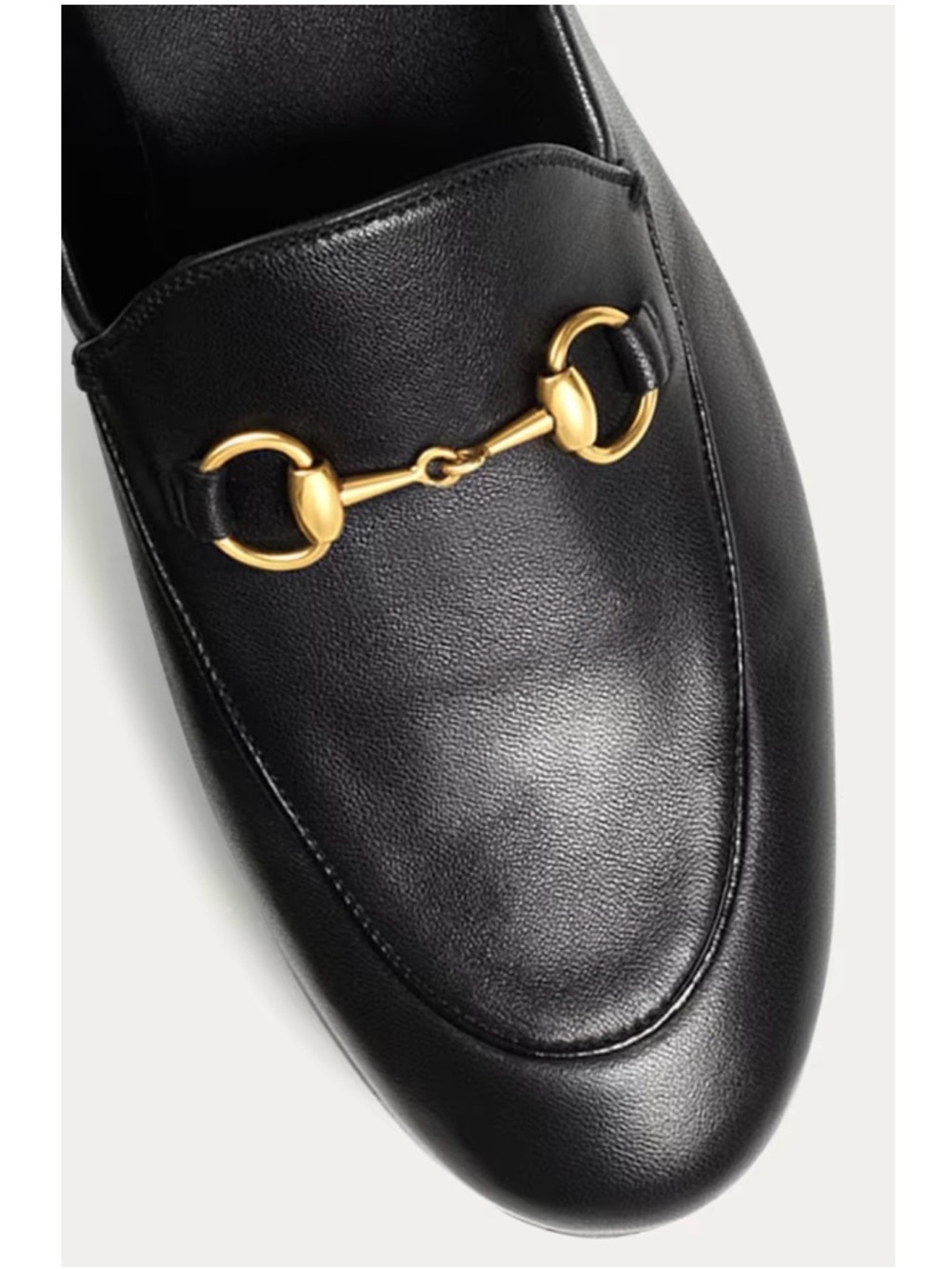 Gucci Brixton Leather Horsebit Convertible Loafers 37.5 - Picture 7 of 12
